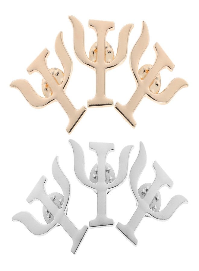 BESTYASH Psychology Brooch Pins Set 6 Pcs Vintage Alloy Lapel Badges for Women Unique Decorative Accessories for Jackets Bags and Gifts for Mental Health Professionals - Image 1